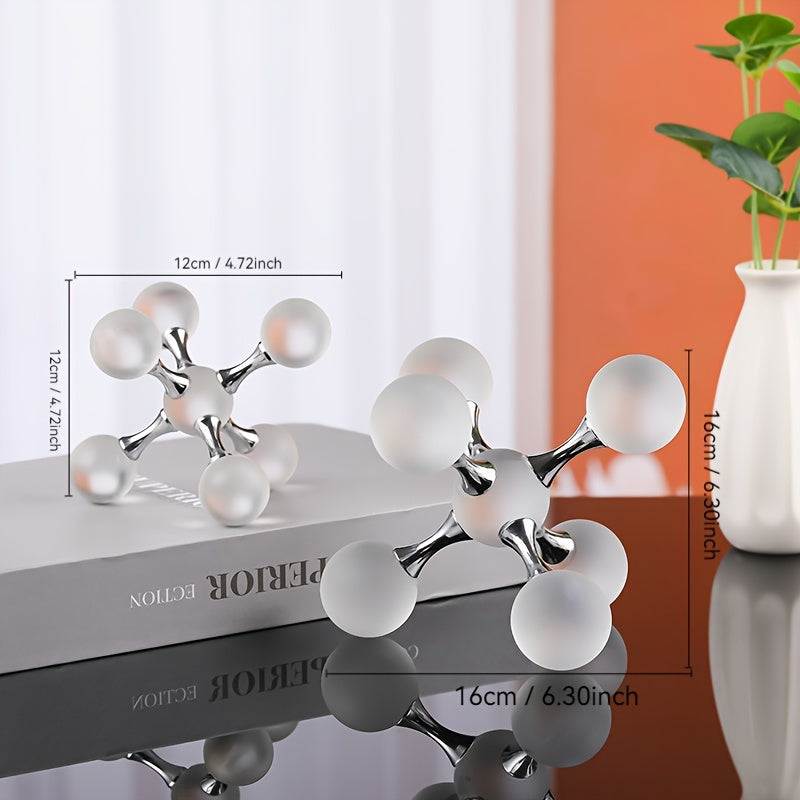 Set Decorativo de Esfera de Cristal Moderna – Lujo y Elegancia para tu Hogar y Oficina 🔮✨