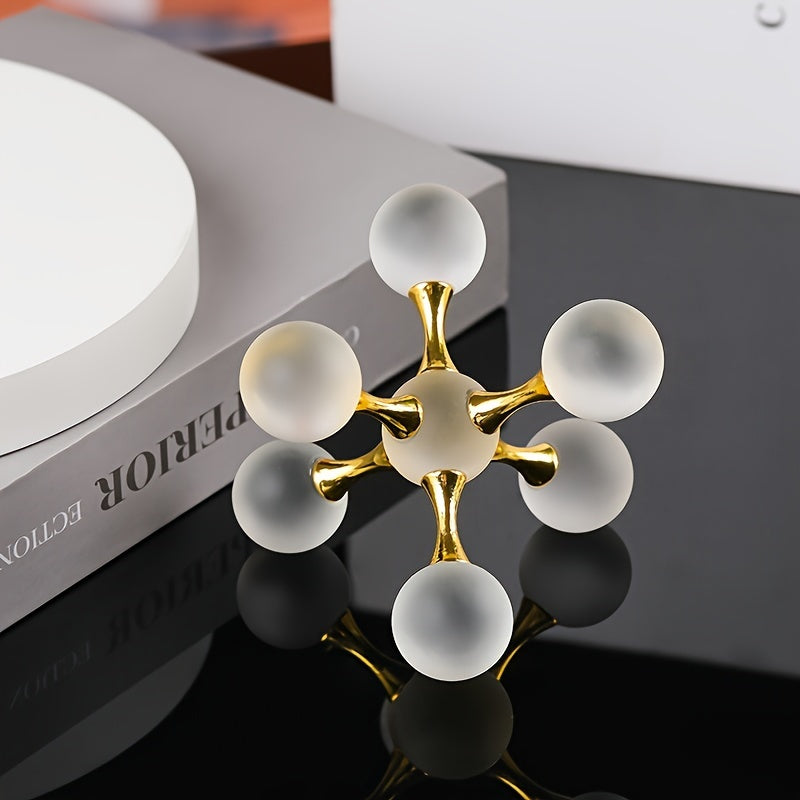 Set Decorativo de Esfera de Cristal Moderna – Lujo y Elegancia para tu Hogar y Oficina 🔮✨
