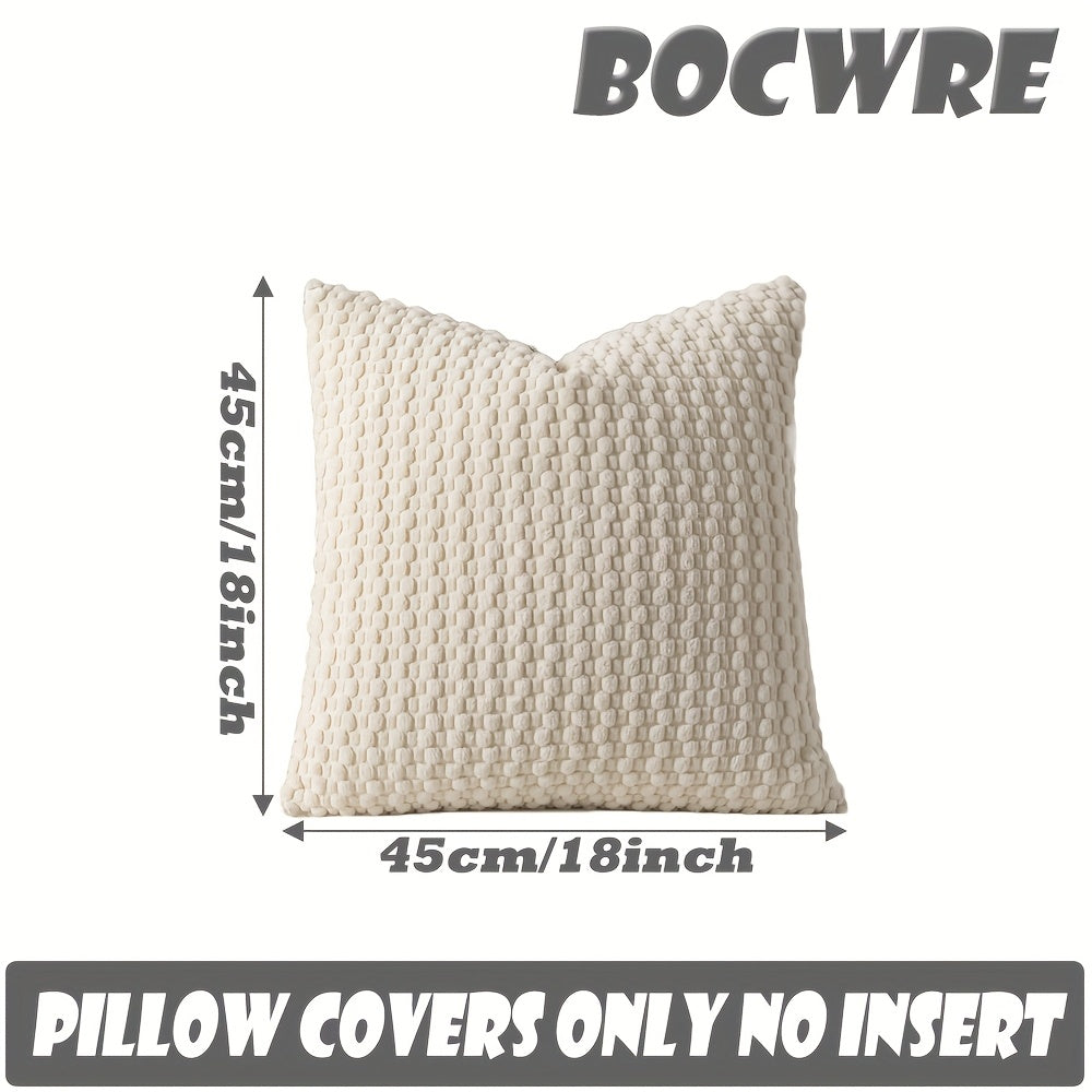 Set de 4 Fundas de Cojín de Terciopelo Doble Cara – Elegancia y Comodidad para Tu Sala o Recámara 🛋️💖