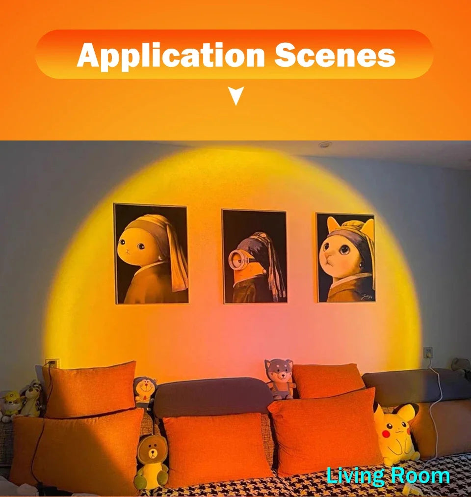 Lámpara LED de luz cálida, tu habitación se convierte en un espacio acogedor, ideal para relajarte, tomar fotos o disfrutar del momento.