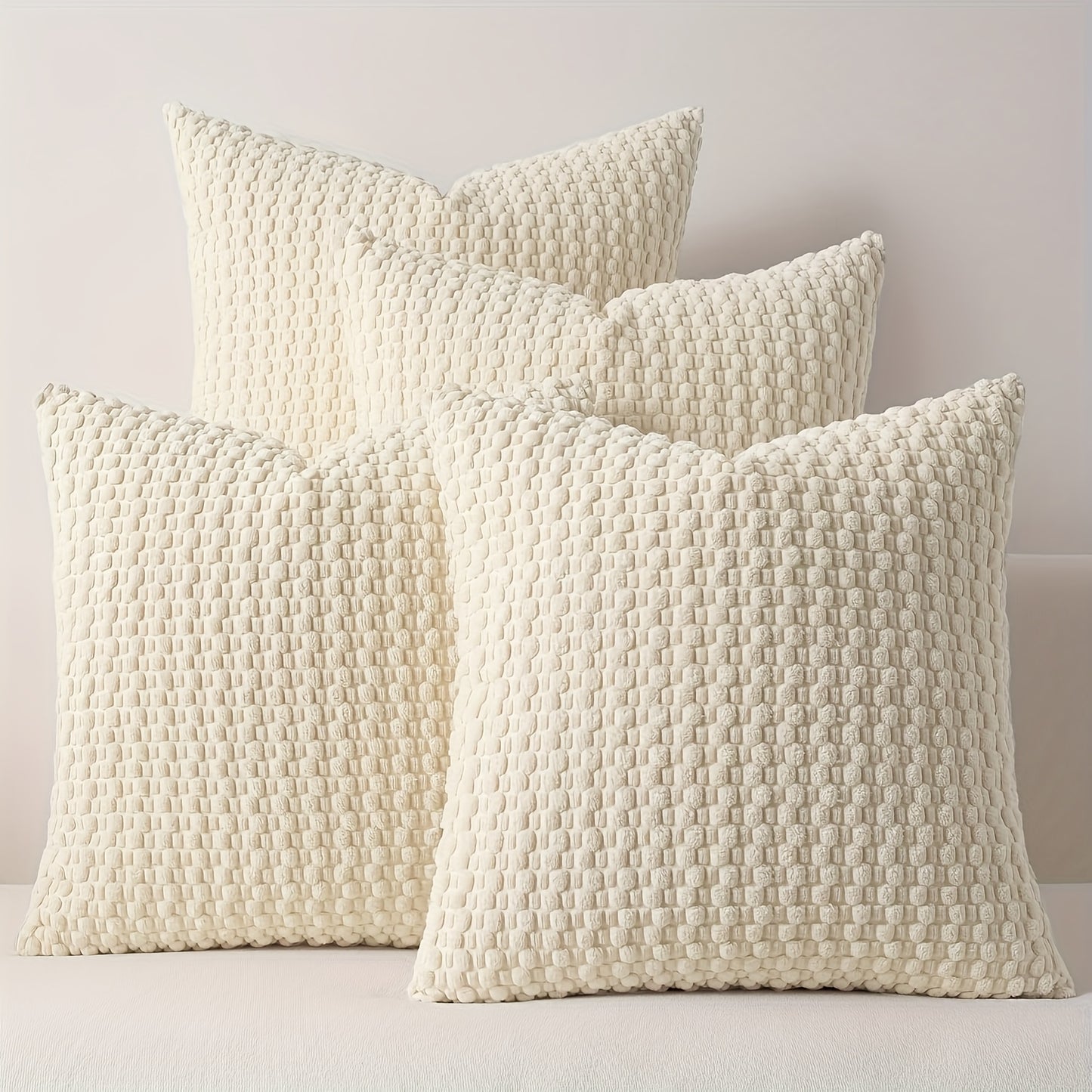 Set de 4 Fundas de Cojín de Terciopelo Doble Cara – Elegancia y Comodidad para Tu Sala o Recámara 🛋️💖