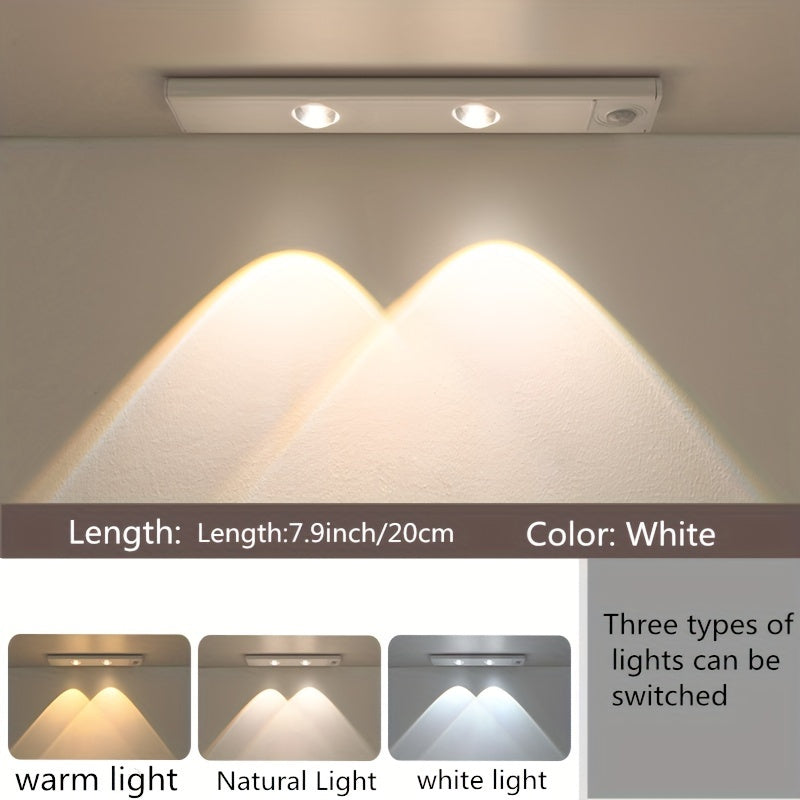 💡🚶‍♂️ Luz LED con Sensor de Movimiento | Inalámbrica & Recargable 🔋✨