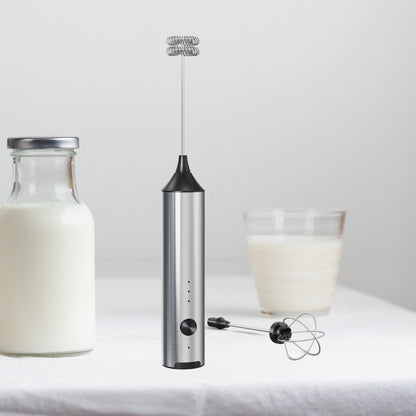 ⚡ Batidor de Leche Recargable – 3 Velocidades, ¡Espuma Perfecta!