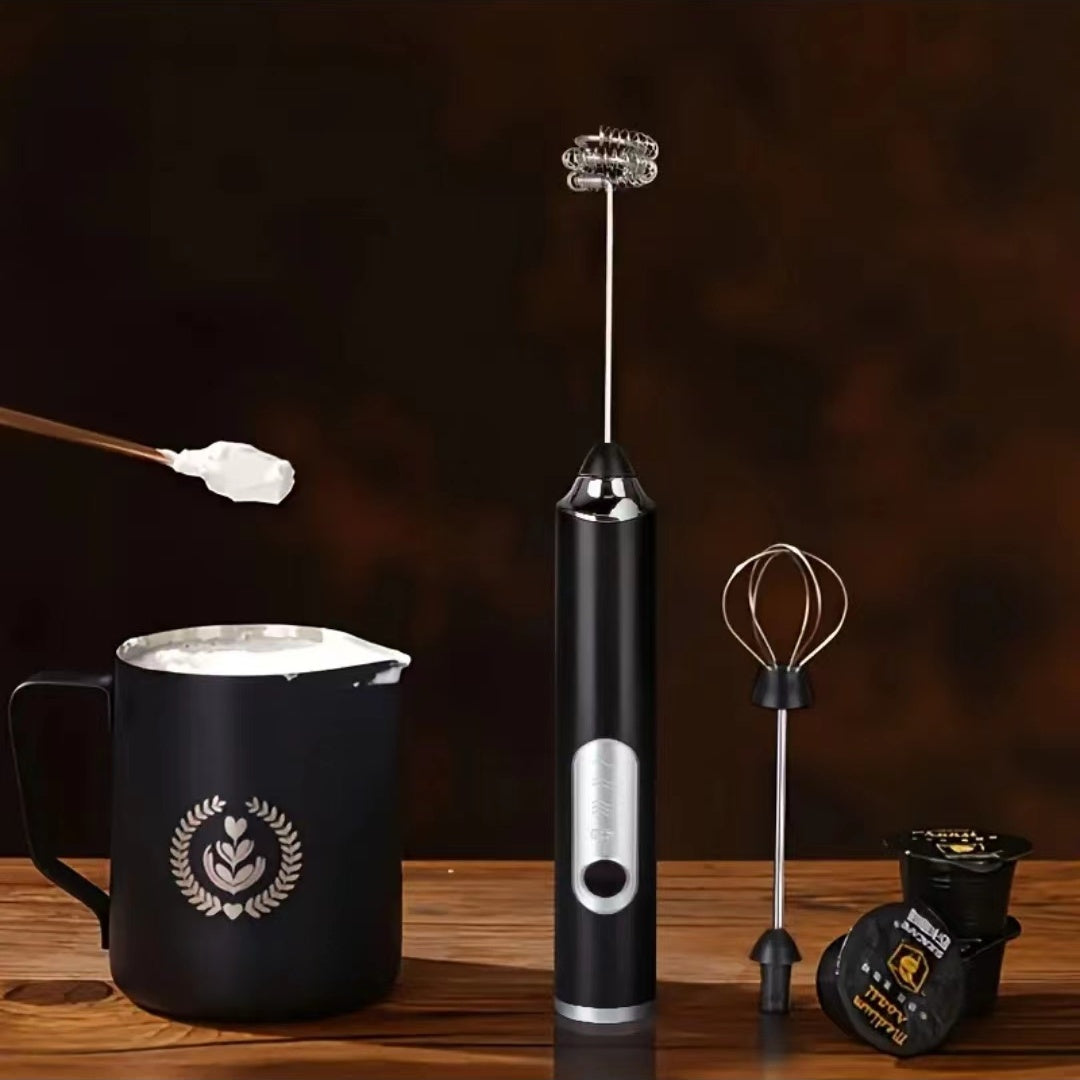 ☕ Espumador y Batidor Inalámbrico – Ideal para Café, Huevos y Postres