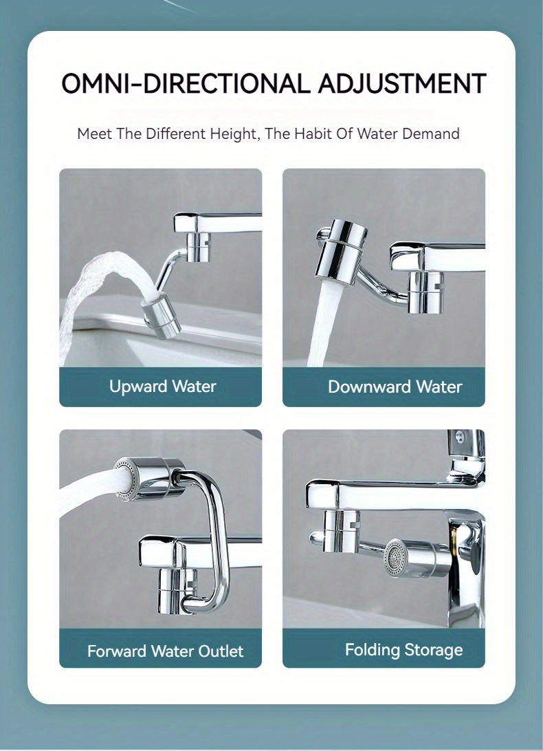 💦 Grifo Giratorio Universal 1080° – Rotación Total