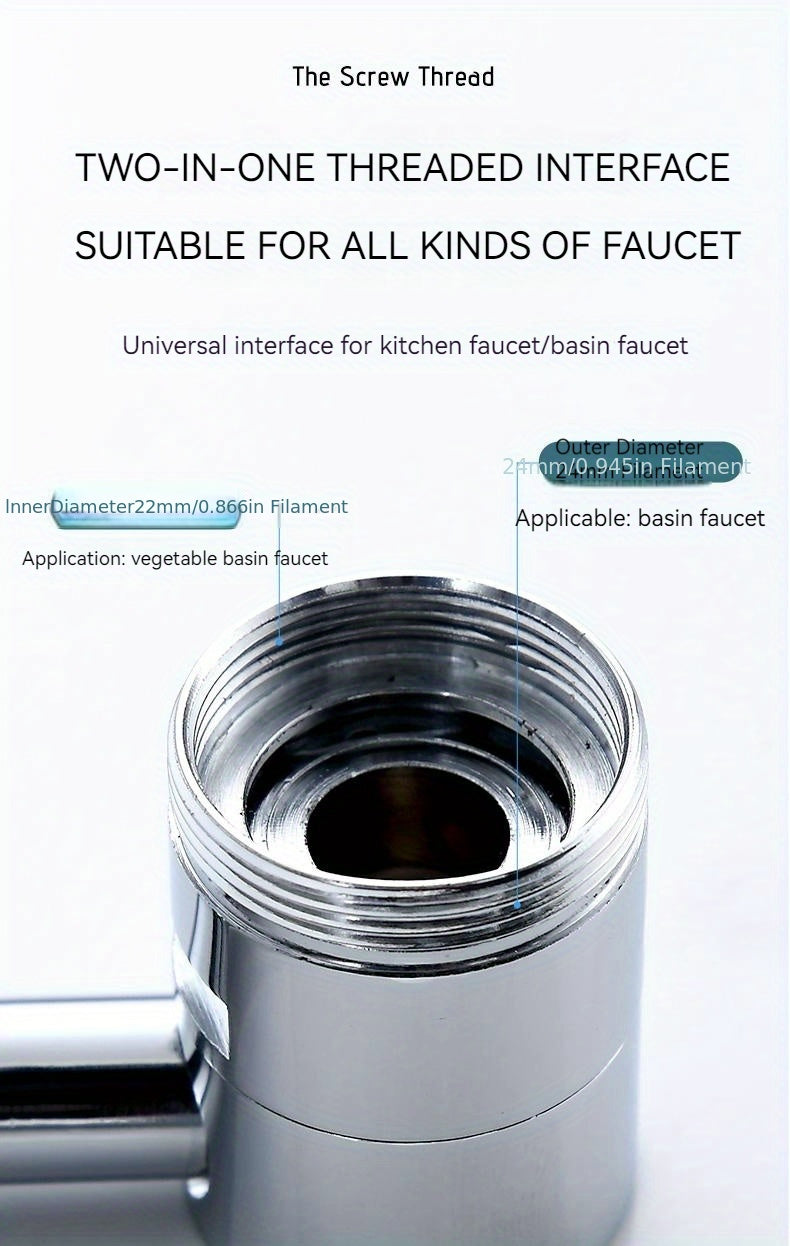💦 Grifo Giratorio Universal 1080° – Rotación Total