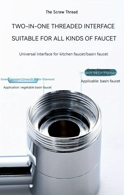 💦 Grifo Giratorio Universal 1080° – Rotación Total