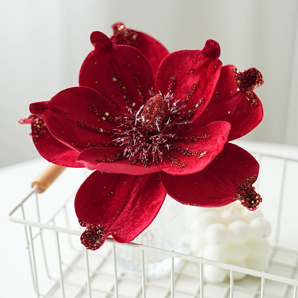 🎯 Magnolias Brillantes Multifunción - De Navidad a Bodas
✨ Tela con glitter • 📦 Plegables para almacenar • 🎄 Árbol • 💒 Centros de mesa • 🎉 Año Nuevo • 🔋 Libres de batería