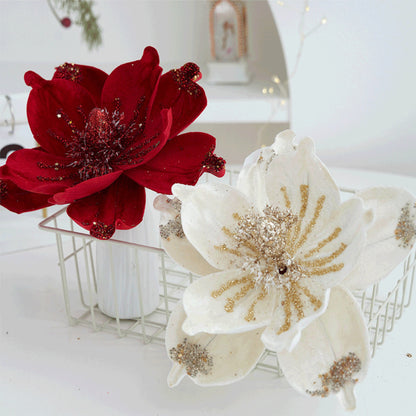 🎯 Magnolias Brillantes Multifunción - De Navidad a Bodas
✨ Tela con glitter • 📦 Plegables para almacenar • 🎄 Árbol • 💒 Centros de mesa • 🎉 Año Nuevo • 🔋 Libres de batería