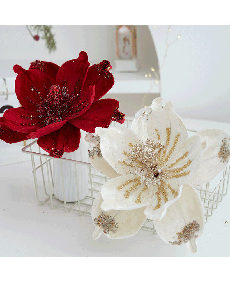 🎯 Magnolias Brillantes Multifunción - De Navidad a Bodas
✨ Tela con glitter • 📦 Plegables para almacenar • 🎄 Árbol • 💒 Centros de mesa • 🎉 Año Nuevo • 🔋 Libres de batería