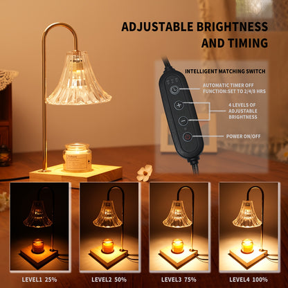 🕯️⏰ Calienta Cera con Temporizador y Dimmer | Ideal para Regalo & Decoración