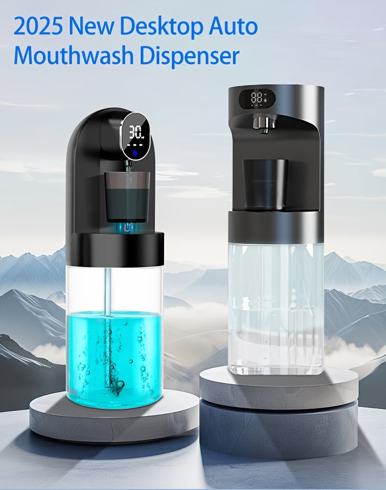 🪥 SmartTouch – Dispensador Automático de Enjuague Bucal 💧
4 Modos Ajustables ⚙️ | Depósito Transparente 600 ml 🥂 con Vasos Magnéticos | Diseño Antigoteo & Higiénico 🛡 | Organizador Moderno de Baño en B