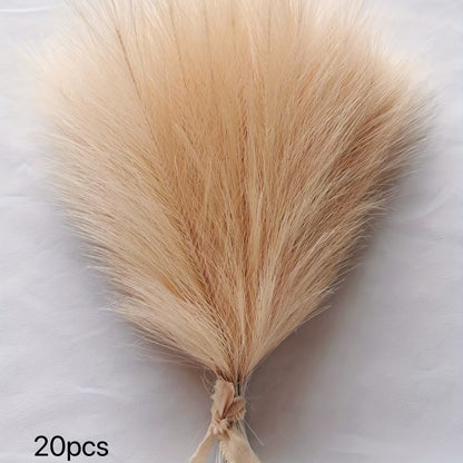 Set de 20 Ramas de Pampas Artificiales – Dale un Toque Boho Chic a Tu Espacio 🌾✨