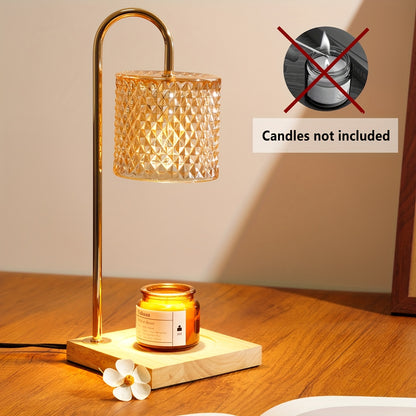 🕯️✨ Lámpara de Lujo Aromática 3 en 1 | Calienta Velas, Luz de Noche & Decoración 🌙
