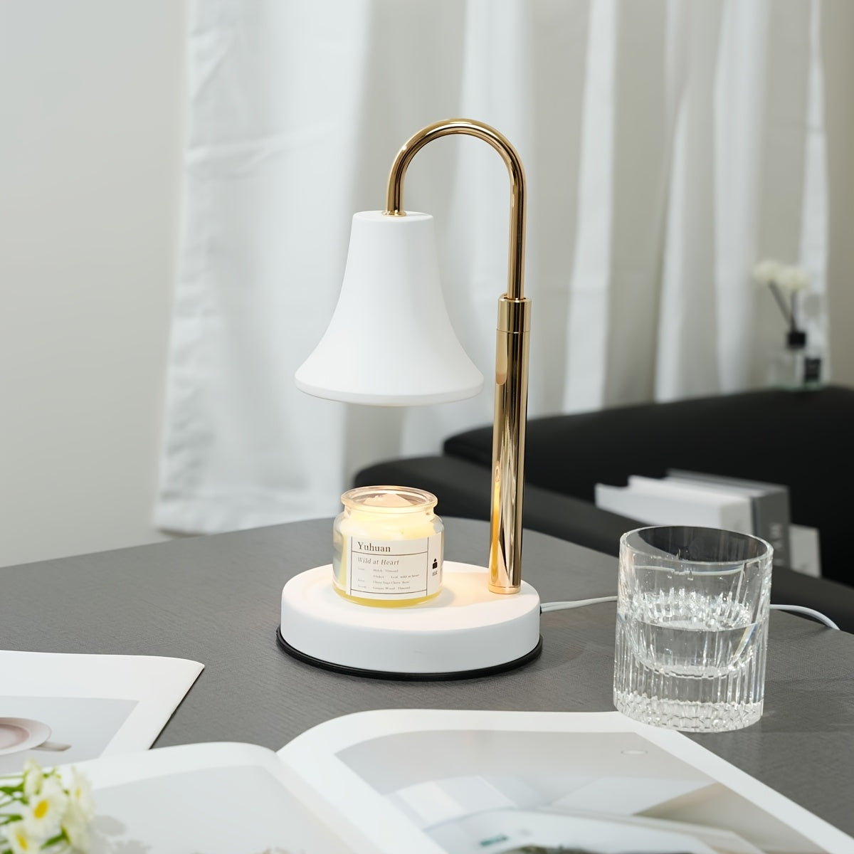 🕯️💖 Lámpara Aromática Regulable con Temporizador | Elegancia & Romance ✨