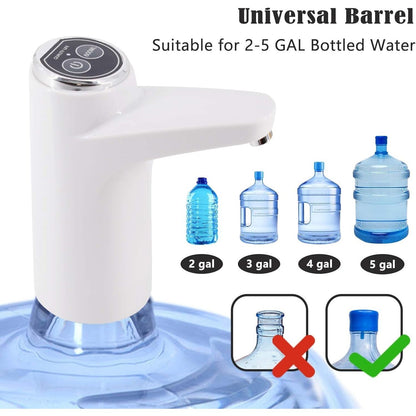 ¡Recarga y Disfruta! Dispensador Eléctrico para Garrafones 2-5 Gal USB 🔋💧
