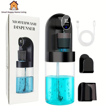 🪥 SmartTouch – Dispensador Automático de Enjuague Bucal 💧
4 Modos Ajustables ⚙️ | Depósito Transparente 600 ml 🥂 con Vasos Magnéticos | Diseño Antigoteo & Higiénico 🛡 | Organizador Moderno de Baño en B