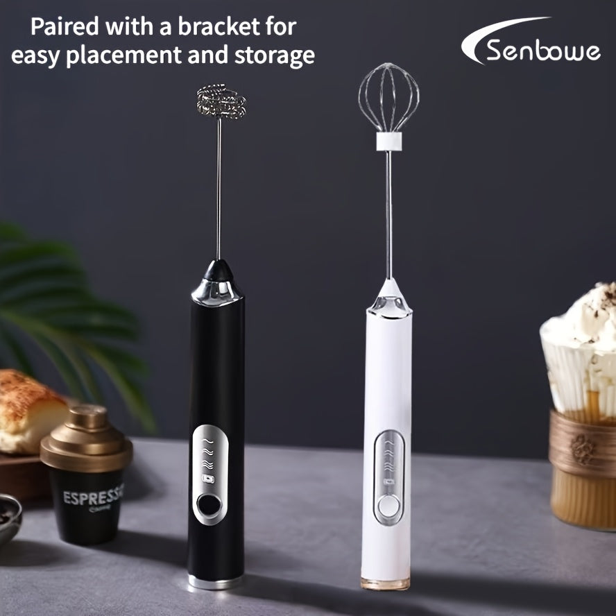 ☕ Espumador y Batidor Inalámbrico – Ideal para Café, Huevos y Postres