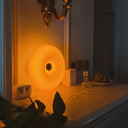 Crea el Ambiente Perfecto en Segundos – Lámpara Donut LED con 6 Brillos y 3 Tonos que Amarás 💡🧡