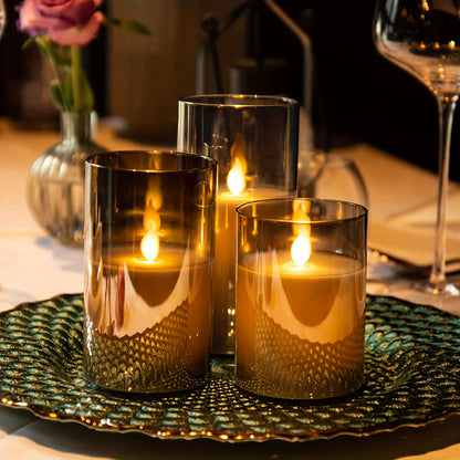 Set 3 Velas LED sin Llama con Control Remoto – Ambiente Romántico sin Complicaciones 🕯️💖