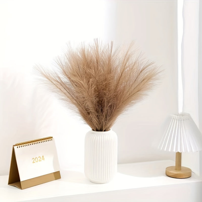 Set de 20 Ramas de Pampas Artificiales – Dale un Toque Boho Chic a Tu Espacio 🌾✨