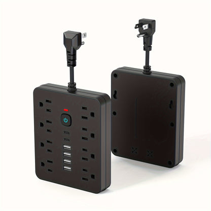 Olvídate del Desorden 🔌 – Multicontacto 14 en 1 con USB y Protección Total
Carga Todo con un Solo Toque 🖲️ – Regleta Inteligente con Puertos USB + Tipo-C