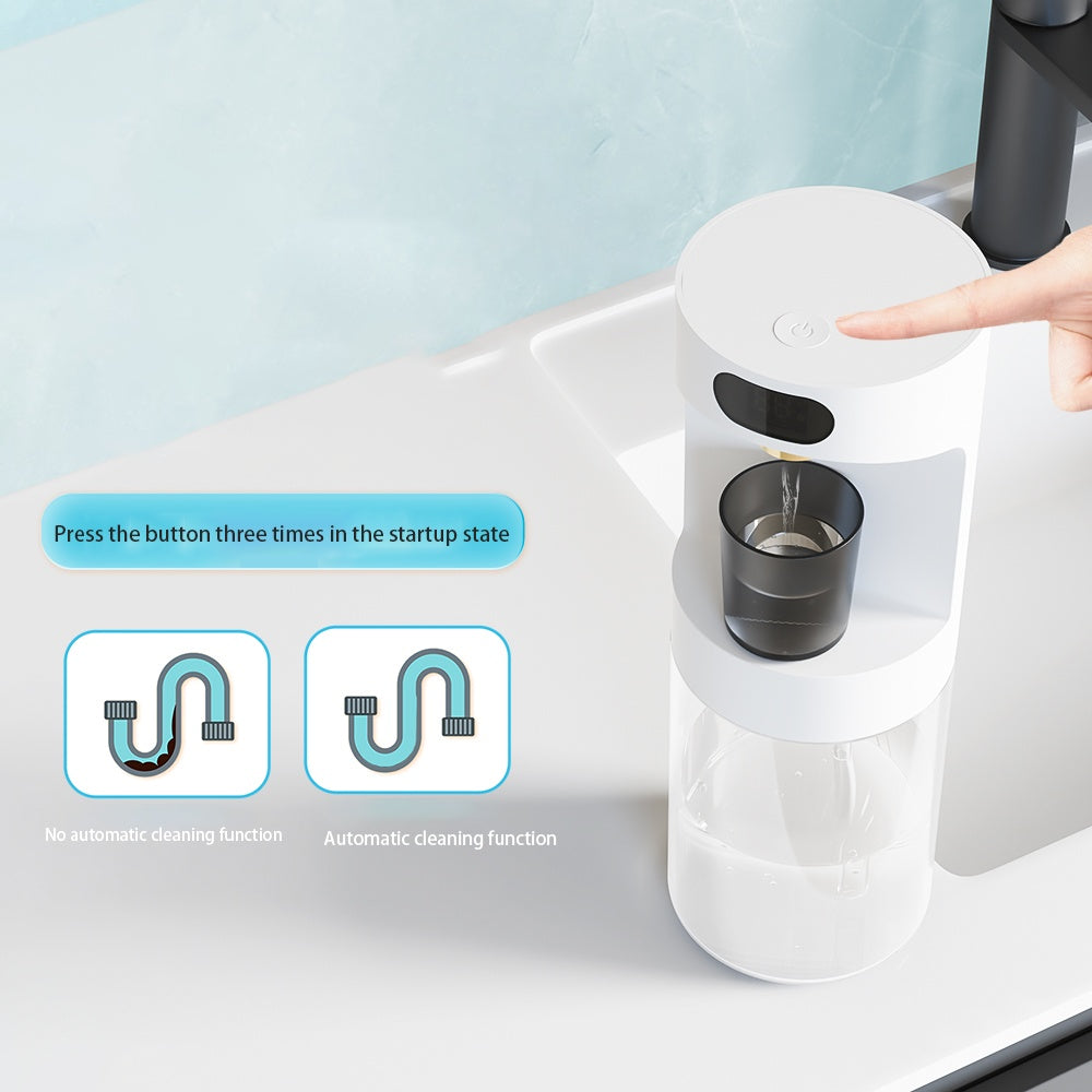 🪥 SmartTouch – Dispensador Automático de Enjuague Bucal 💧
4 Modos Ajustables ⚙️ | Depósito Transparente 600 ml 🥂 con Vasos Magnéticos | Diseño Antigoteo & Higiénico 🛡 | Organizador Moderno de Baño en B