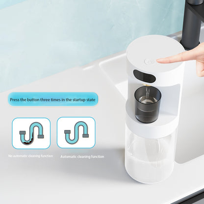 🪥 SmartTouch – Dispensador Automático de Enjuague Bucal 💧
4 Modos Ajustables ⚙️ | Depósito Transparente 600 ml 🥂 con Vasos Magnéticos | Diseño Antigoteo & Higiénico 🛡 | Organizador Moderno de Baño en B