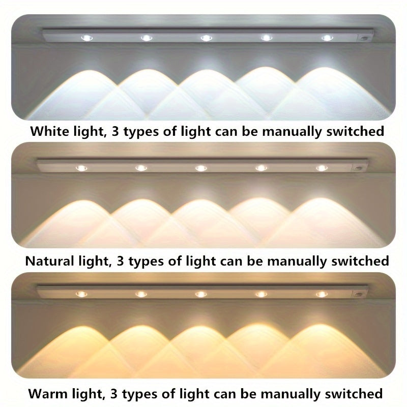 💡🚶‍♂️ Luz LED con Sensor de Movimiento | Inalámbrica & Recargable 🔋✨