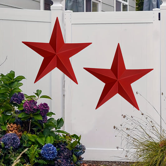 ⭐ 2 Estrellas Rústicas de Metal - Decoración de Pared 29.97cm
🏠 Estilo vintage Texas • 🌟 3D efecto granero • 🏡 Interior y exterior • 🔧 Fácil instalación • 🌸 Primavera