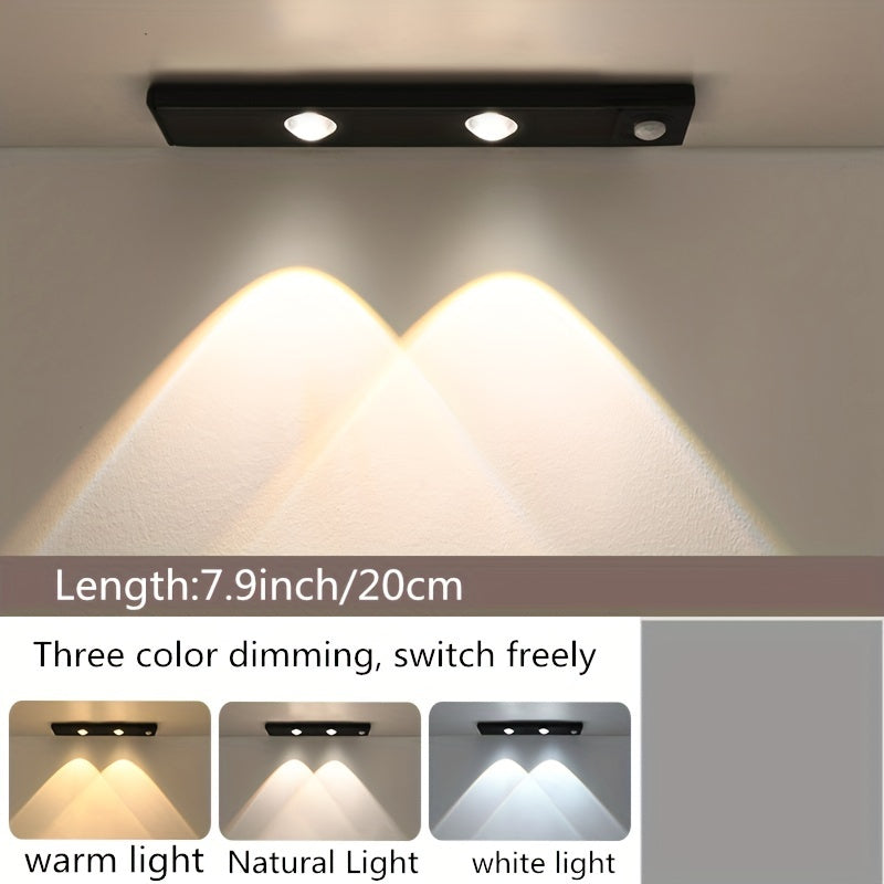 💡🚶‍♂️ Luz LED con Sensor de Movimiento | Inalámbrica & Recargable 🔋✨