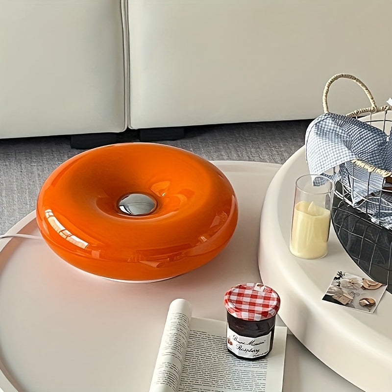 Crea el Ambiente Perfecto en Segundos – Lámpara Donut LED con 6 Brillos y 3 Tonos que Amarás 💡🧡