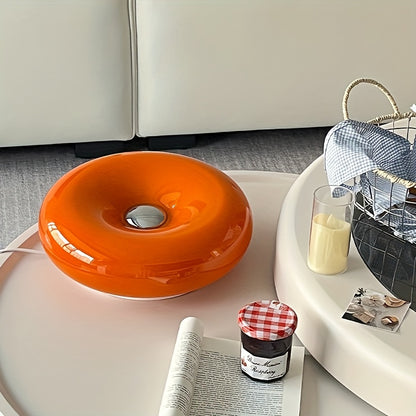 Crea el Ambiente Perfecto en Segundos – Lámpara Donut LED con 6 Brillos y 3 Tonos que Amarás 💡🧡