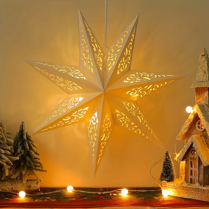 ⭐ 4 Linternas de Papel Estrella - Diseños Calados Artesanales
🕯️ Luz cálida sin electricidad • 🏠 Hogar, dormitorio, bodas • 🎄 Decoración navideña • ✨ Incluye velas