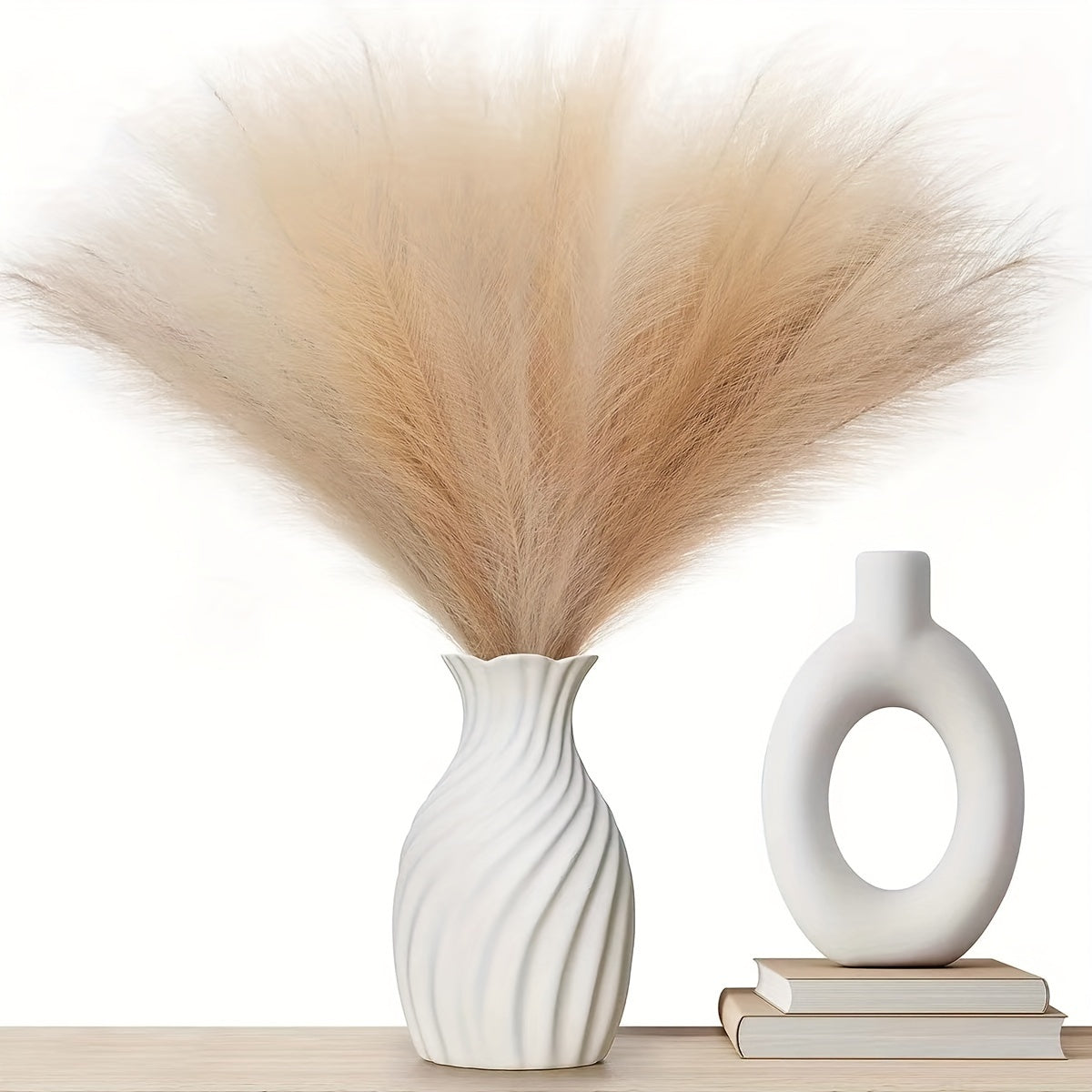 Set de 20 Ramas de Pampas Artificiales – Dale un Toque Boho Chic a Tu Espacio 🌾✨