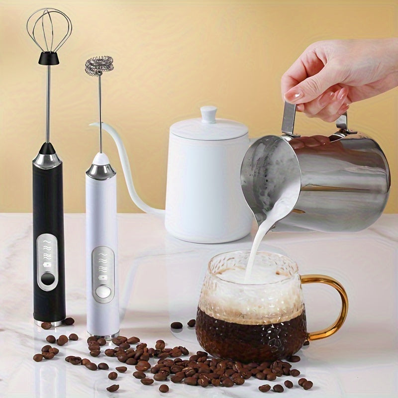 ☕ Espumador y Batidor Inalámbrico – Ideal para Café, Huevos y Postres