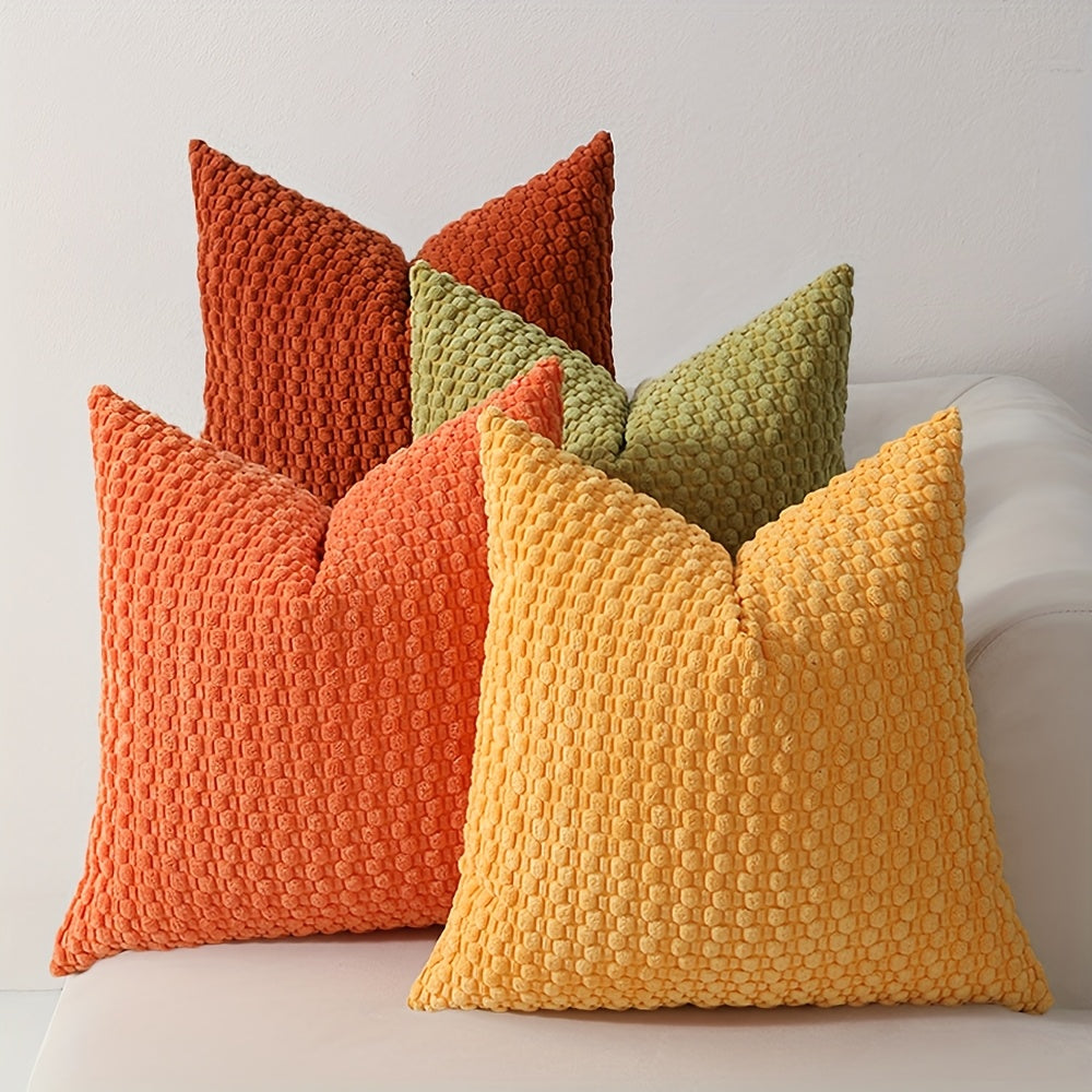 Set de 4 Fundas de Cojín de Terciopelo Doble Cara – Elegancia y Comodidad para Tu Sala o Recámara 🛋️💖