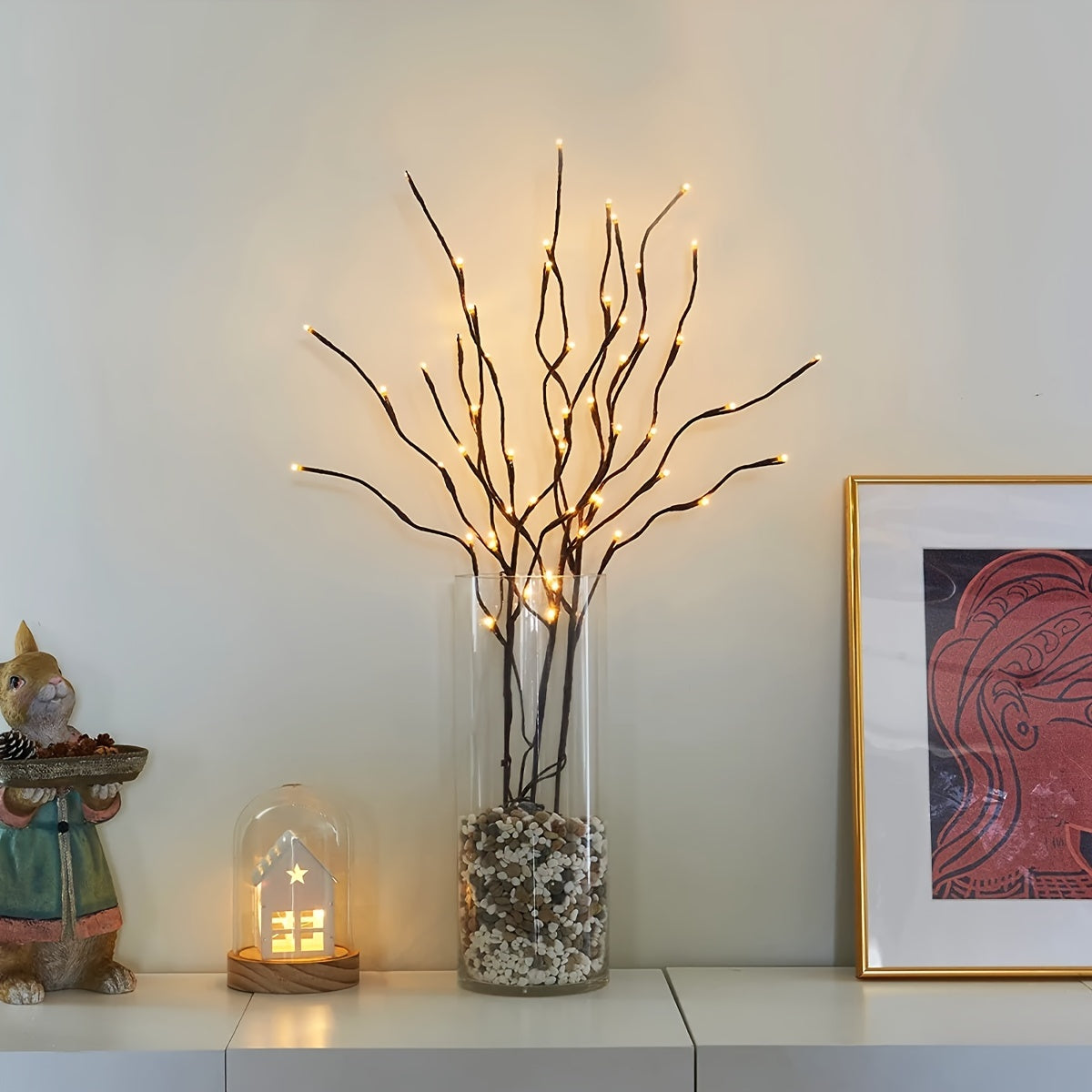 Luces LED de Rama 20 piezas – Decoración Mágica para Bodas, Cumpleaños y Navidad ✨🌿