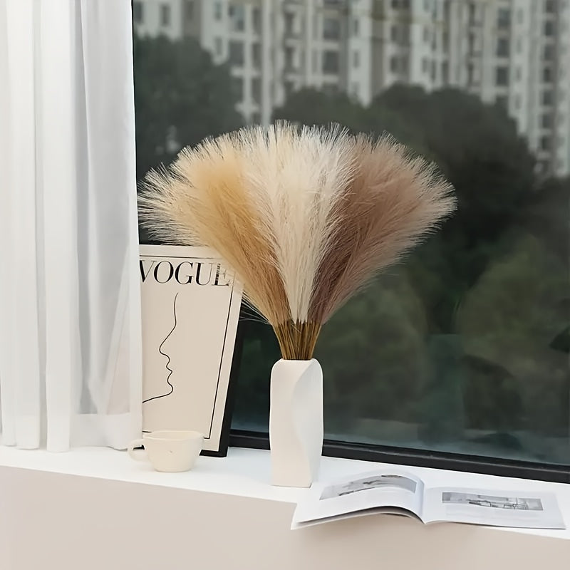 Set de 20 Ramas de Pampas Artificiales – Dale un Toque Boho Chic a Tu Espacio 🌾✨