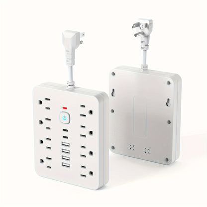 Olvídate del Desorden 🔌 – Multicontacto 14 en 1 con USB y Protección Total
Carga Todo con un Solo Toque 🖲️ – Regleta Inteligente con Puertos USB + Tipo-C