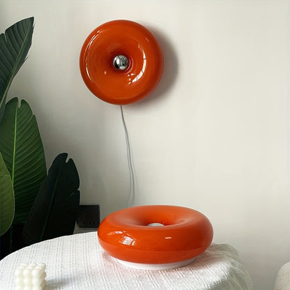 Crea el Ambiente Perfecto en Segundos – Lámpara Donut LED con 6 Brillos y 3 Tonos que Amarás 💡🧡
