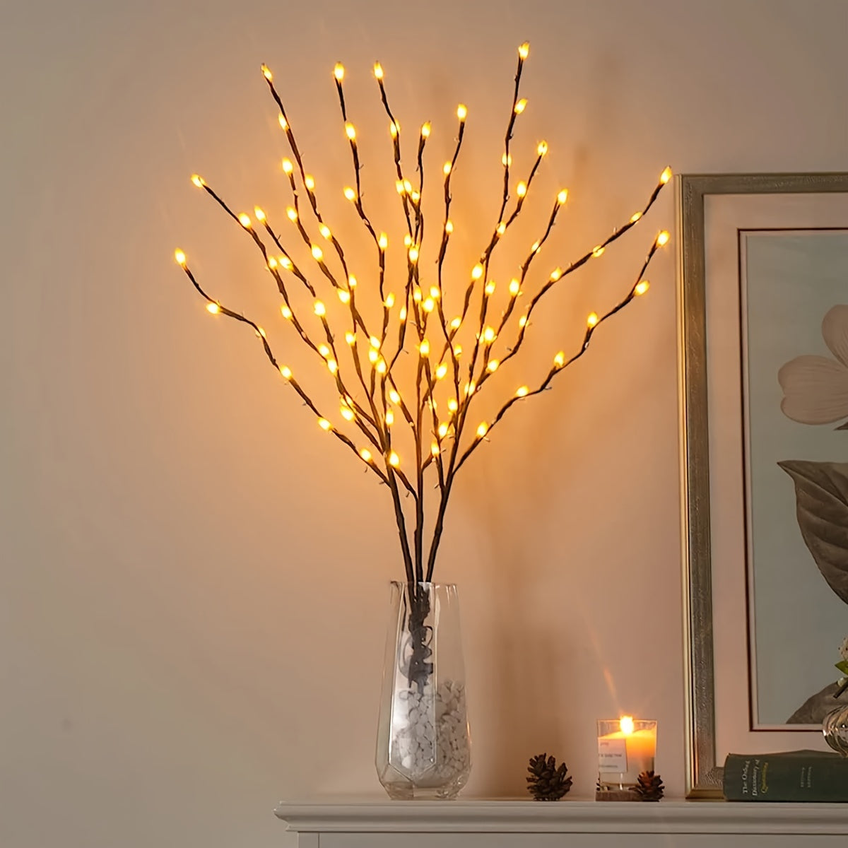 Luces LED de Rama 20 piezas – Decoración Mágica para Bodas, Cumpleaños y Navidad ✨🌿