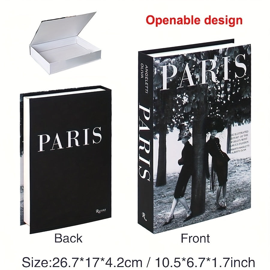 Libro Decorativo Clásico – Caja Secreta para un Toque Chic en tu Hogar 📚🖤