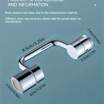 💦 Grifo Giratorio Universal 1080° – Rotación Total