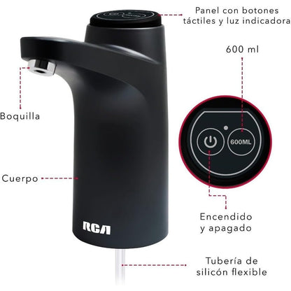 ¡Recarga y Disfruta! Dispensador Eléctrico para Garrafones 2-5 Gal USB 🔋💧