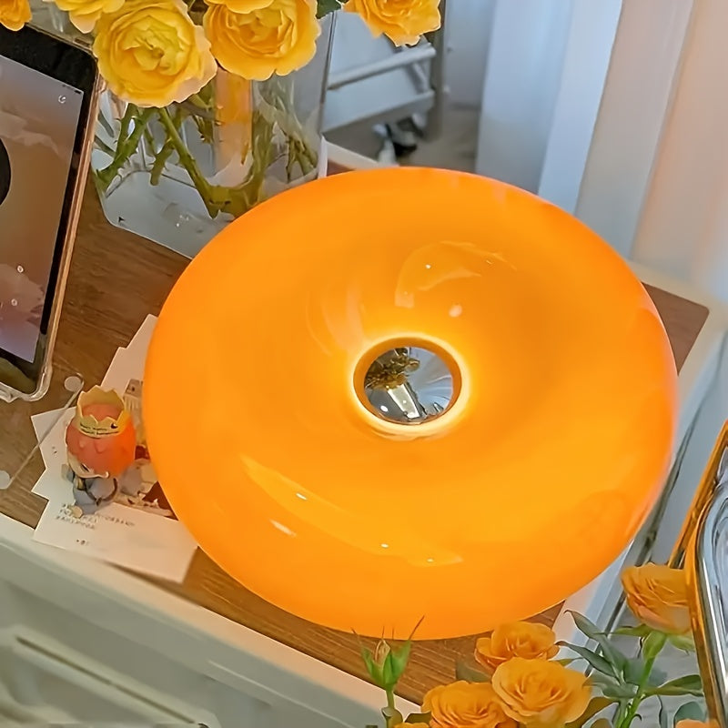 Crea el Ambiente Perfecto en Segundos – Lámpara Donut LED con 6 Brillos y 3 Tonos que Amarás 💡🧡