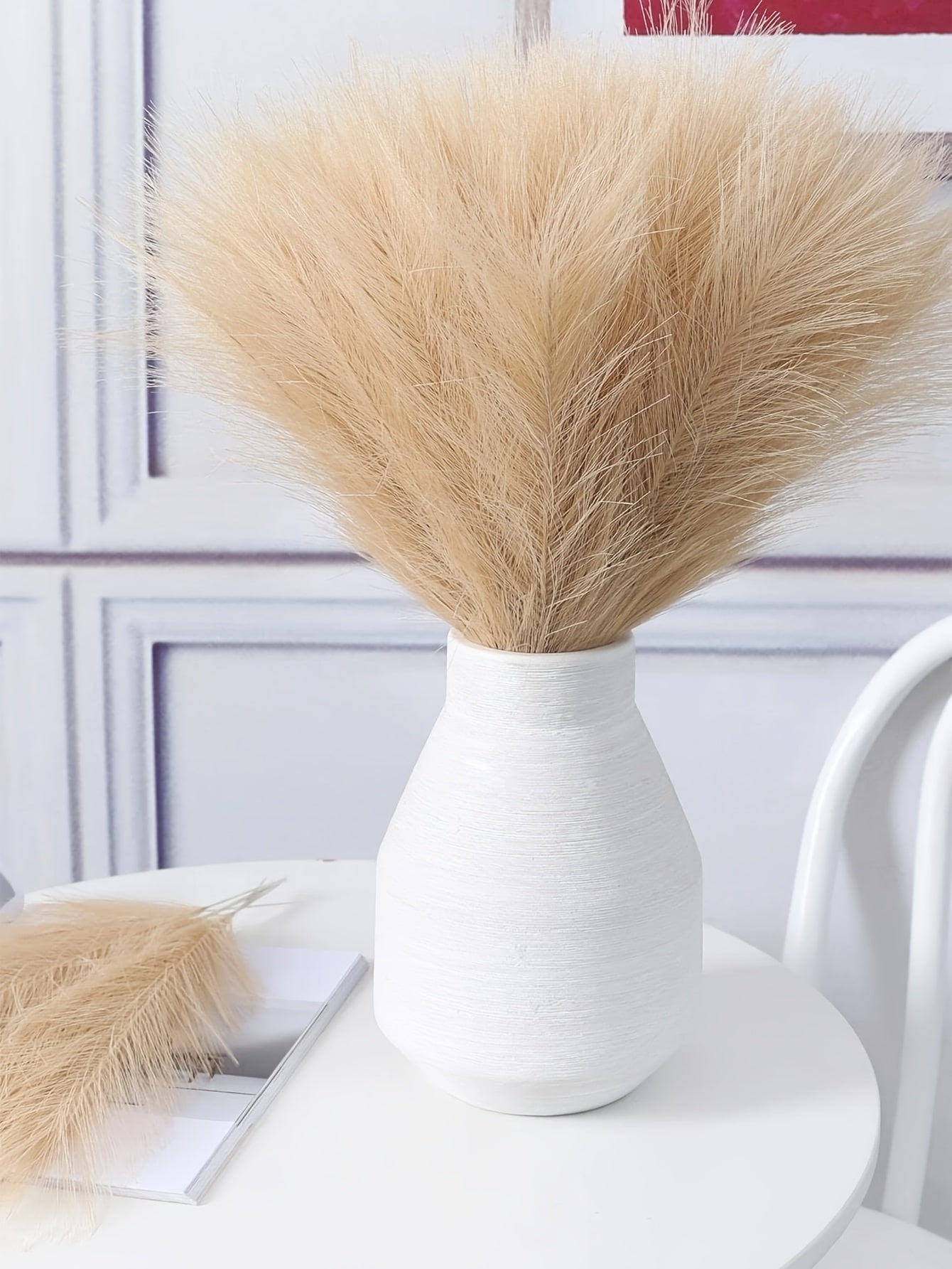Set de 20 Ramas de Pampas Artificiales – Dale un Toque Boho Chic a Tu Espacio 🌾✨