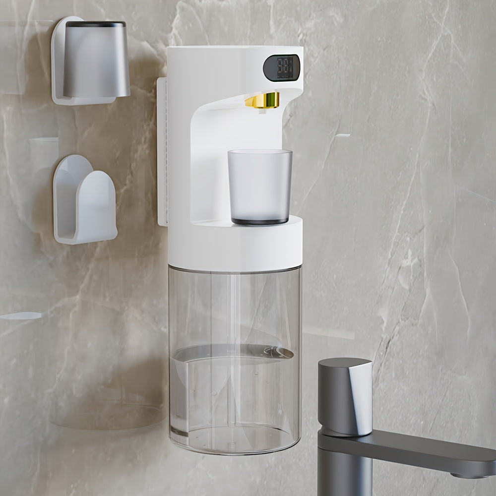🪥 SmartTouch – Dispensador Automático de Enjuague Bucal 💧
4 Modos Ajustables ⚙️ | Depósito Transparente 600 ml 🥂 con Vasos Magnéticos | Diseño Antigoteo & Higiénico 🛡 | Organizador Moderno de Baño en B