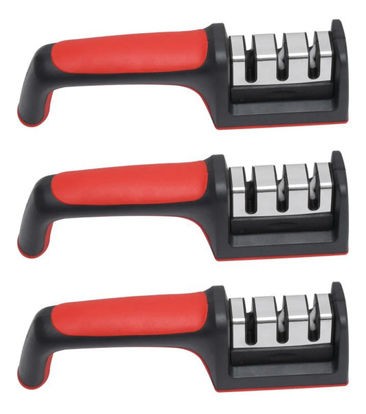 🔪 Afilador de Cuchillos Profesional 3 en 1 – Precisión y Seguridad en tu Cocina