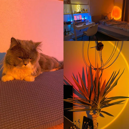 Lámpara LED de luz cálida, tu habitación se convierte en un espacio acogedor, ideal para relajarte, tomar fotos o disfrutar del momento.